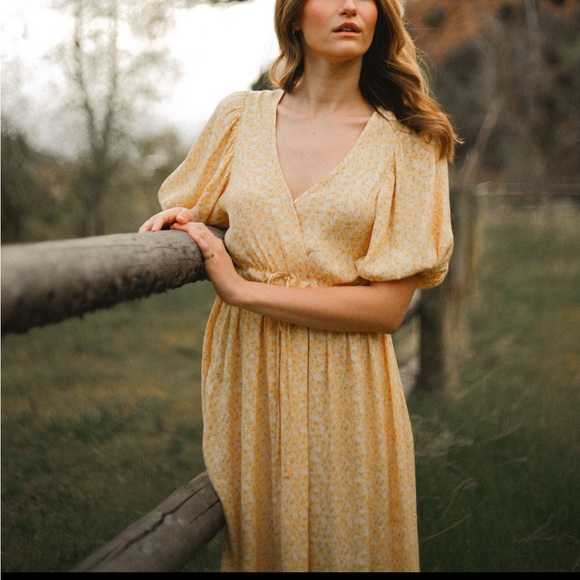 Christy Dawn Dahlia Dress in Butterscotch - Picture 2 of 6